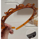 Tiara /Bandas de dupla camada presilha bandas de cabelo plástico trançado