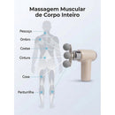 Pistola Massageadora Portátil 9 Ponteiras