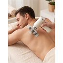 Massageador Elétrico Alta Frequência Portátil Profissional com 9 Ponteiras Para Corpo e Academia
