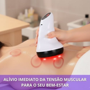 Aparelho Ventosa Terapia Elétrico Massageador Alívio De Dores Musculares Recarregável Calor Infravermelho