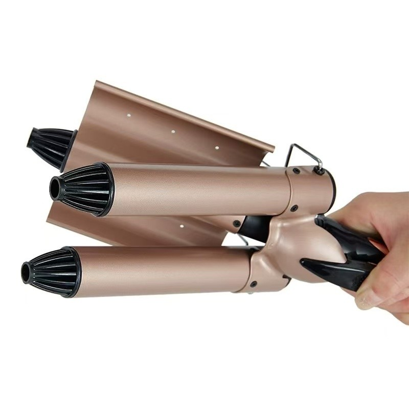 Modelador de cachos tri ondas Tri-ondas modelador 22cm de diâmetro JEHNNY