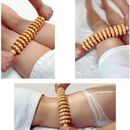 Rolo Bastão Massageado Manual Modelador Relaxante Muscular Madero terapia Tratamento Celulite