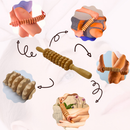 Rolo Bastão Massageado Manual Modelador Relaxante Muscular Madero terapia Tratamento Celulite