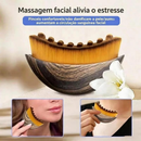 Escova Facial Drenagem Linfática Massageador Anti Inchaço Lifting Skincare Rosto Pele Gua Sha Glow
